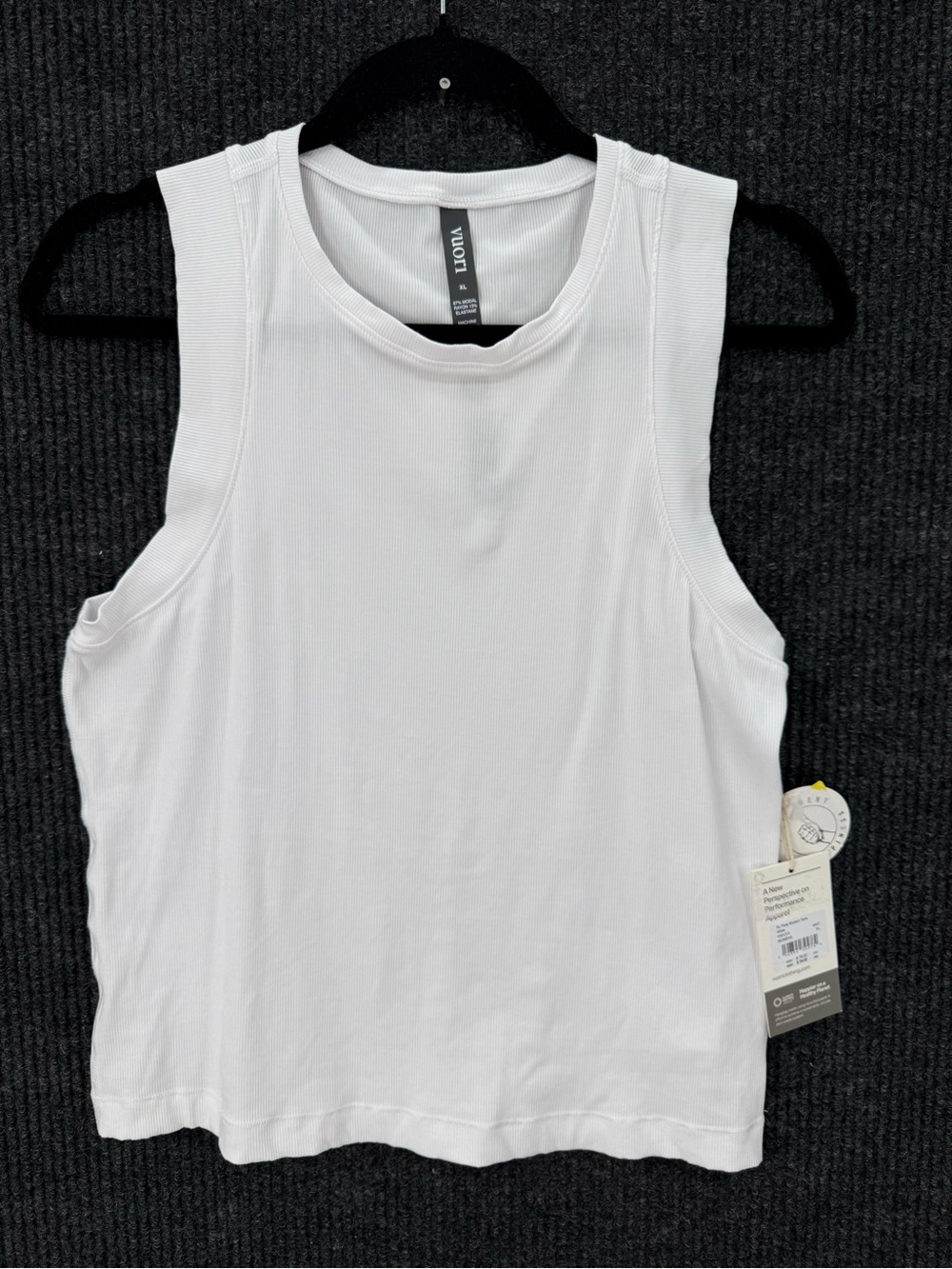 NWT Vuori Women's SL Pose Modern Tank White XL VW1213